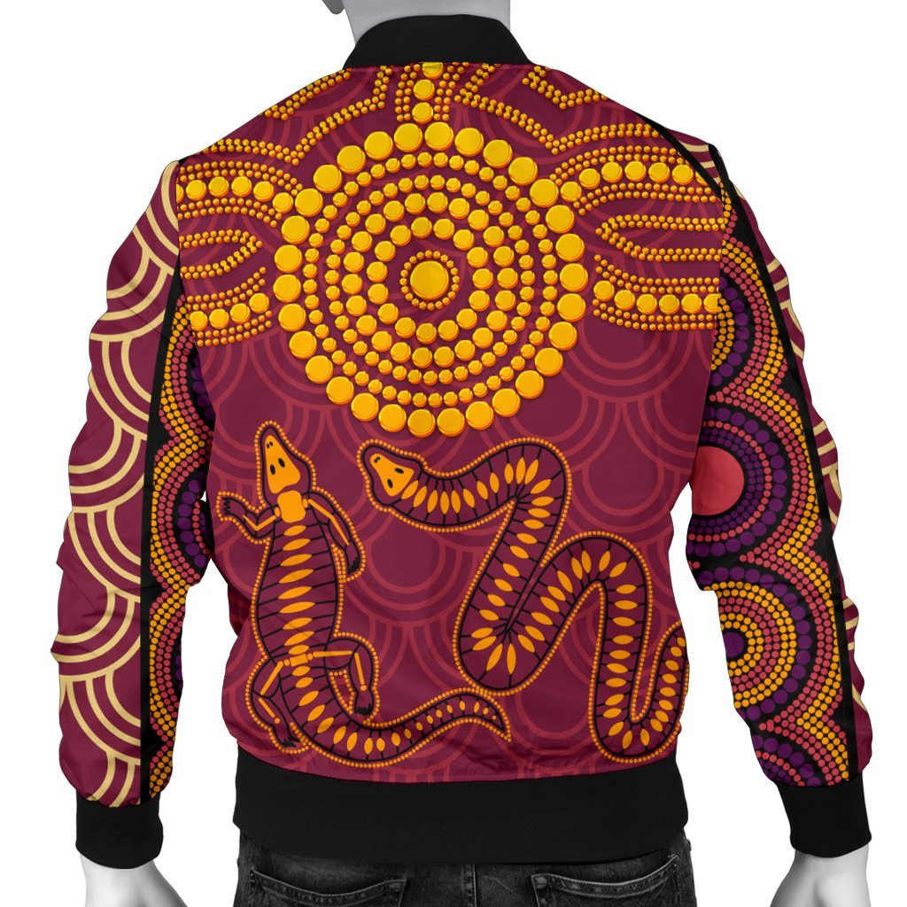 aboriginal-mens-bomber-jacket-aboriginal-snake-and-alligator
