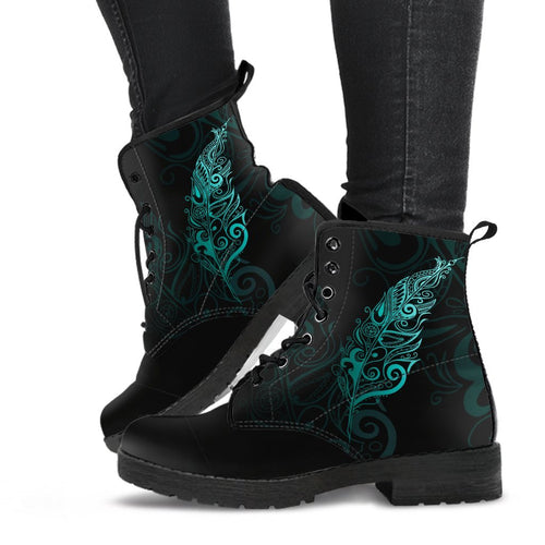 light-silver-fern-new-zealand-leather-boots-turquoise
