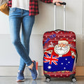 christmas-personalised-luggage-covers-australia-santa-claus-hold-the-flag-red