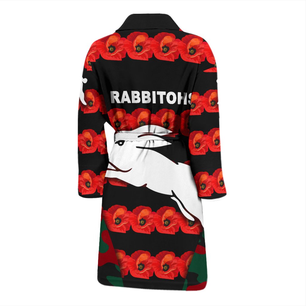 south-sydney-rabbitohs-mens-bath-robe-anzac-day-poppy-flower-vibes