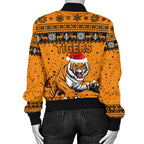 wests-christmas-womens-bomber-jacket-tigers-unique-vibes-orange