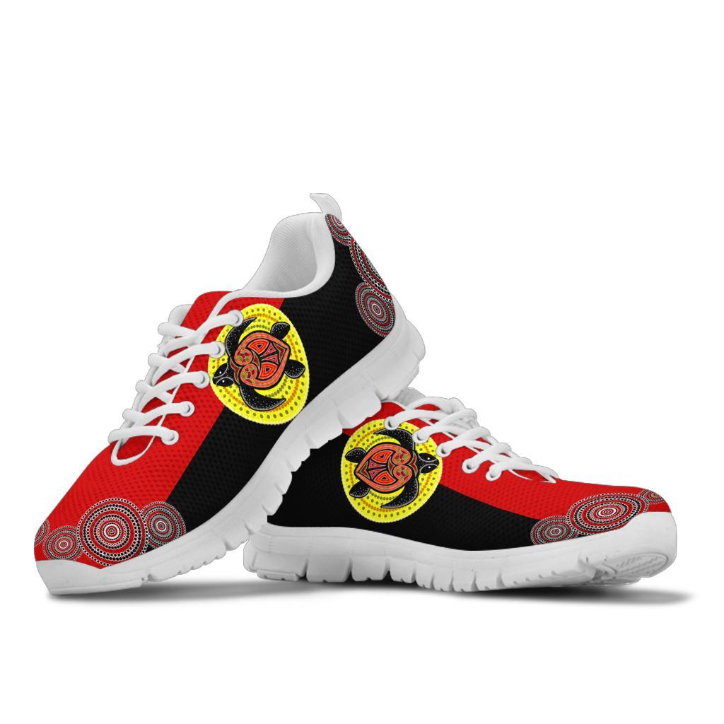 aboriginal-sneakers-turtle-patterns-circle-dot-painting