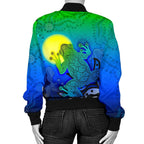 aboriginal-womens-bomber-jacket-indigenous-frog-blue