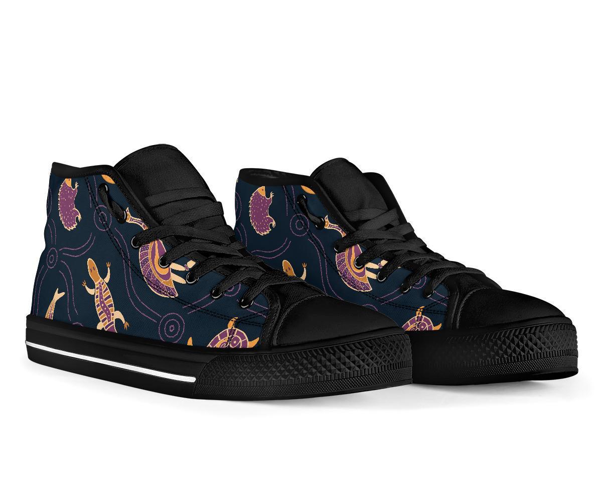 high-top-shoes-indigenous-animals-patterns