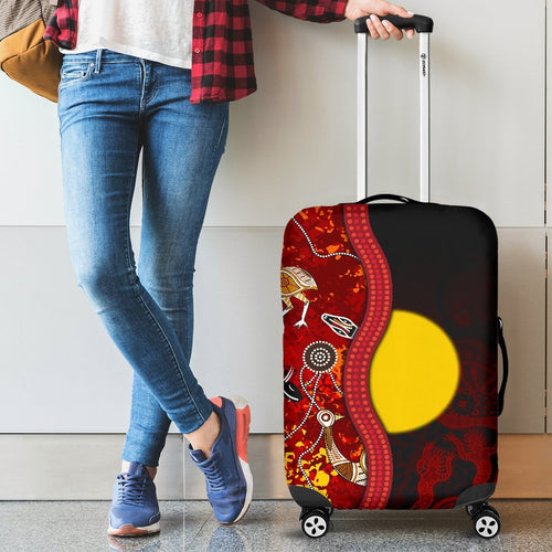 aboriginal-luggage-covers-red-indigenous-flag
