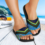 aboriginal-slide-sandals-dot-painting-indigenous-circle-patterns