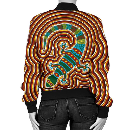 aboriginal-womens-bomber-jacket-lizard-dot-painting-patterns