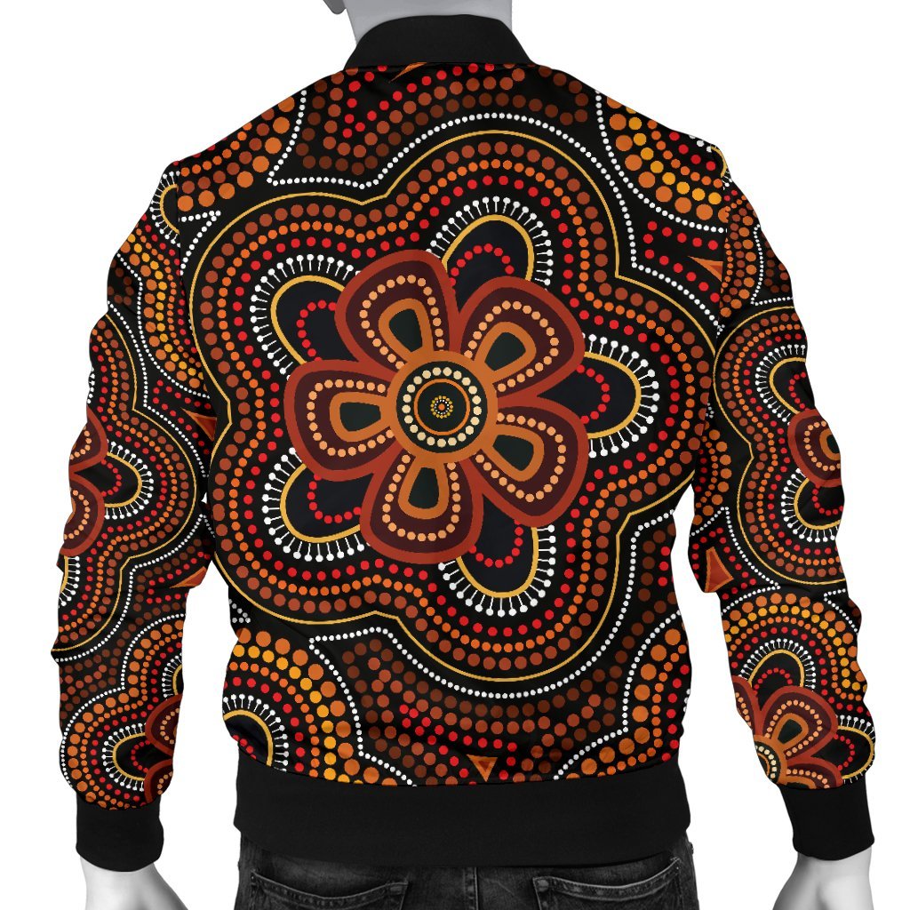 aboriginal-mens-bomber-jacket-aboriginal-dot-painting-flowers-style-ver02