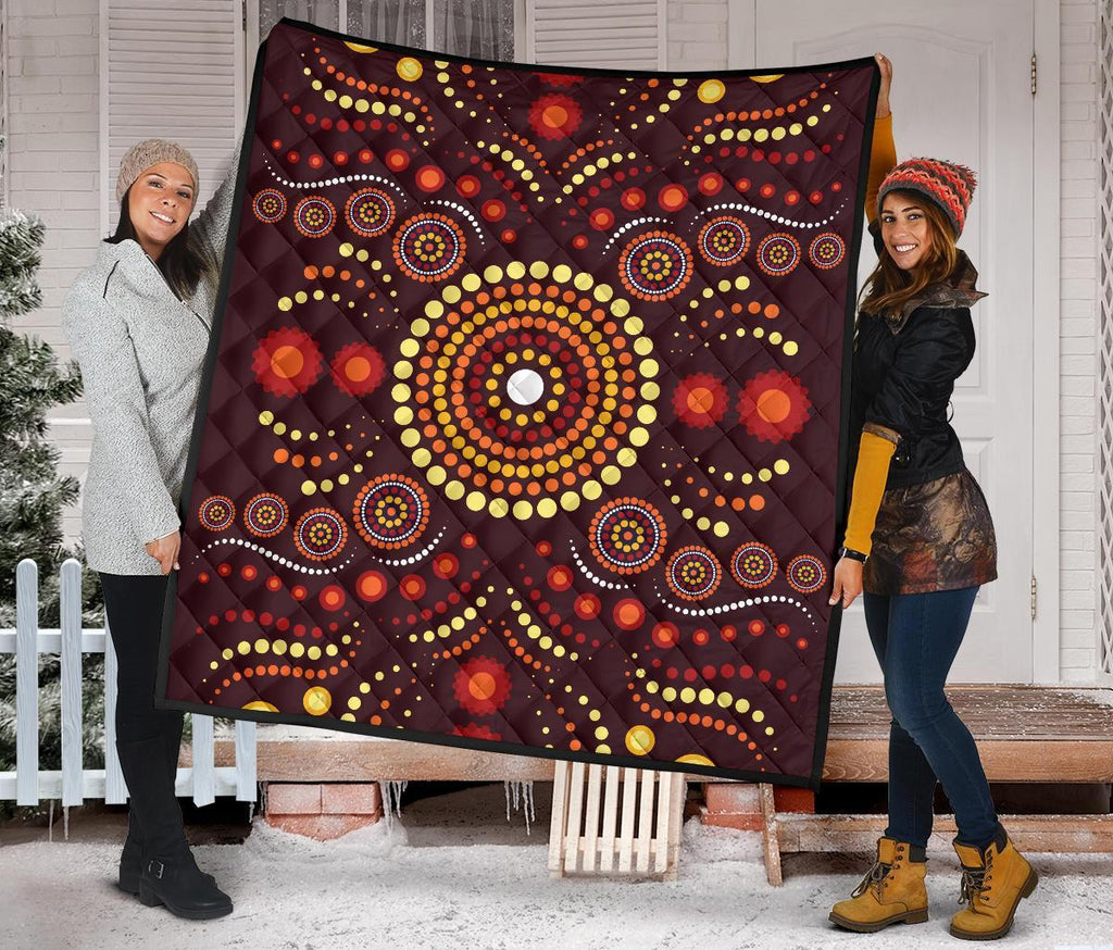 aboriginal-premium-quilt-indegenous-dot-painting-art