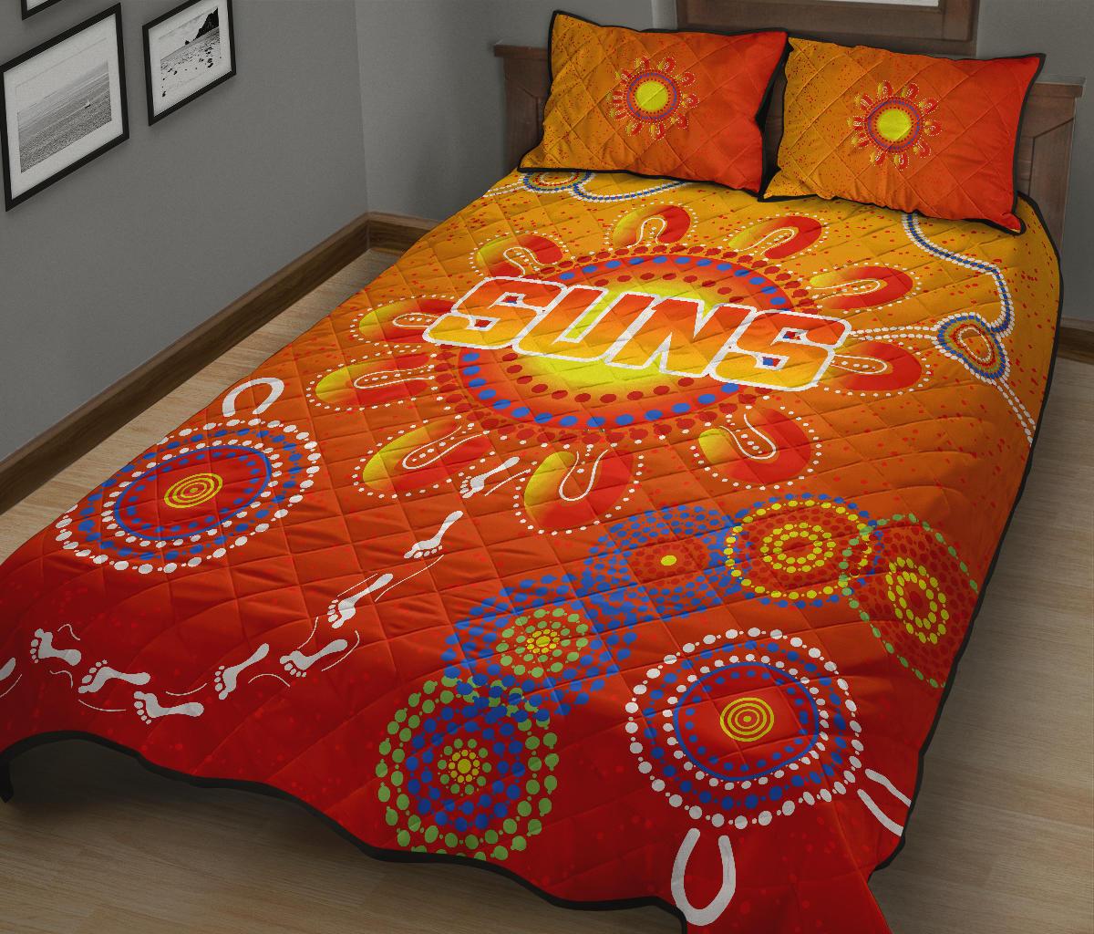 naidoc-suns-quilt-bed-set-gold-coast-indigenous-style