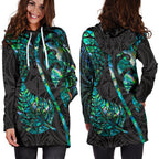 aotearoa-maori-women-hoodie-dress-silver-fern-koru-vibes