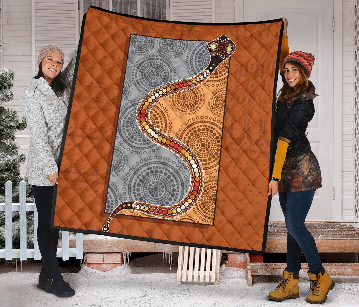aboriginal-premium-quilt-indigenous-snake