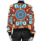 aboriginal-womens-bomber-jacket-indigenous-circle-dot-painting-ver02