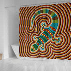 aboriginal-shower-curtain-lizard-dot-painting-patterns