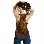 Racerback Tank - Aboriginal Dot Painting Tank Top Ver09 - Women - Vibe Hoodie