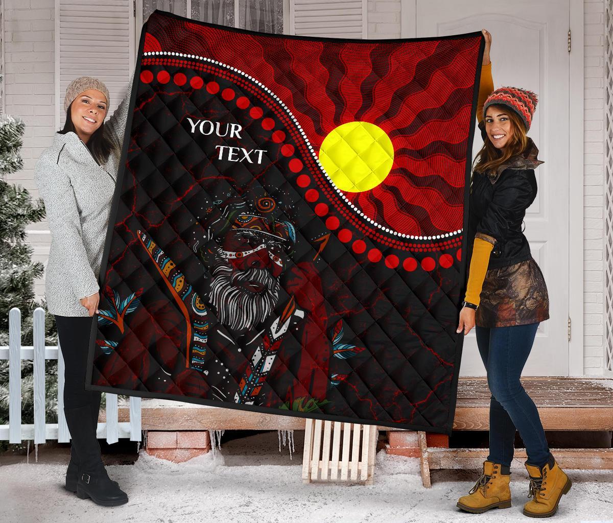 custom-aboriginal-premium-quilt-indigenous-people-and-sun