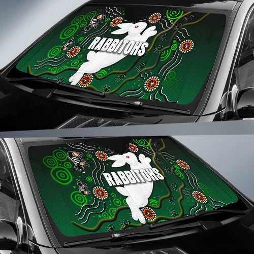 rabbitohs-auto-sun-shades-simple-indigenous