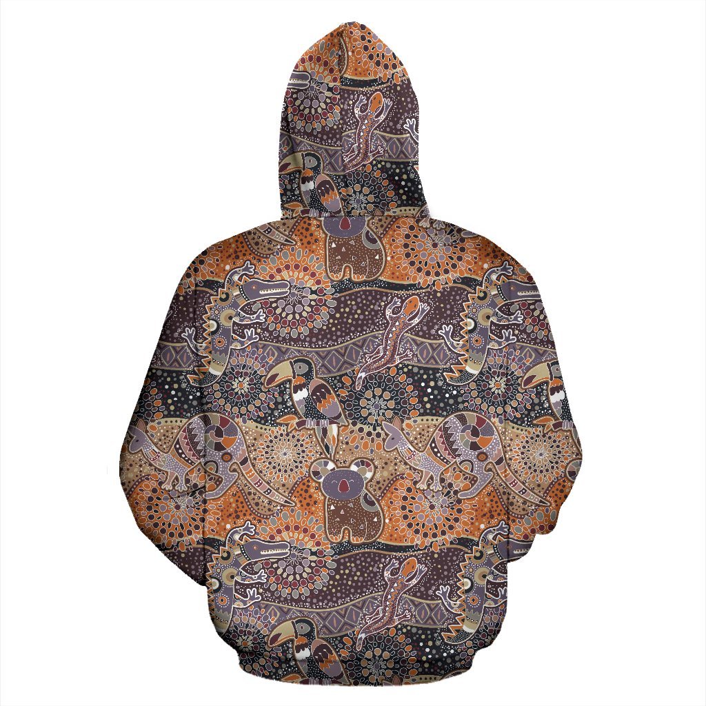 aboriginal-hoodie-koala-kangaroo-lizard-patterns-australian-animals