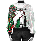 custom-personalised-rabbitohs-womens-bomber-jacket-indigenous-anzac-day