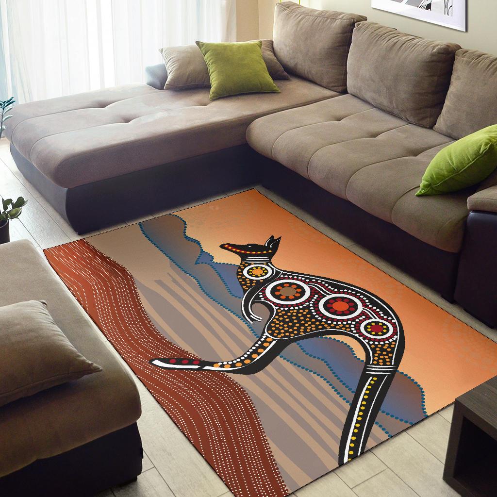 area-rug-kangaroo-rug-aboriginal-dot-painting-ver01