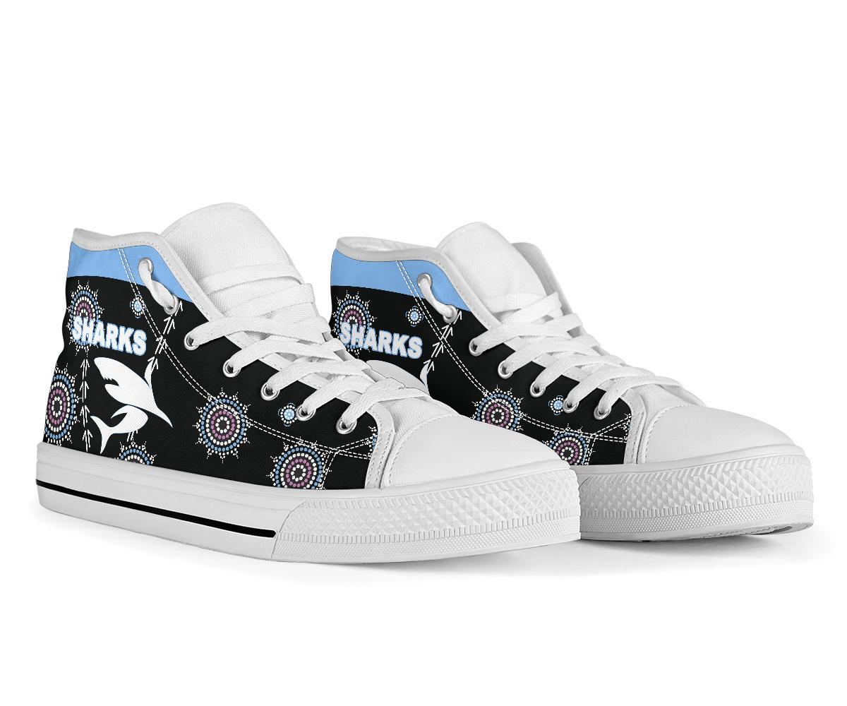 cronulla-high-top-shoe-sharks-simple-indigenous-black