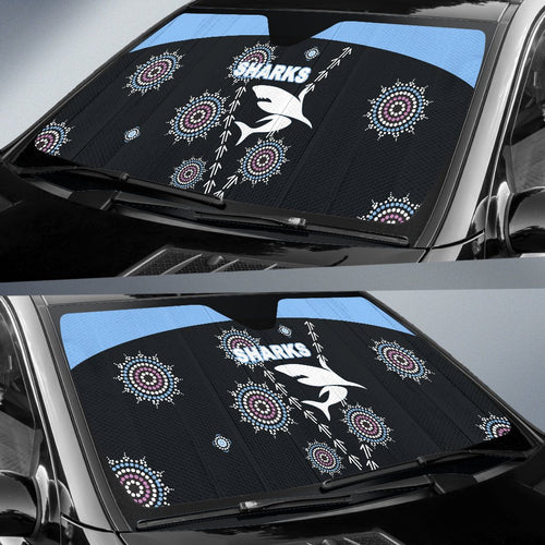 cronulla-auto-sun-shades-sharks-simple-indigenous-black