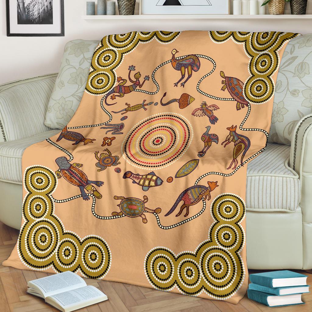 premium-blanket-aboriginal-dot-painting-blanket-australian-animals
