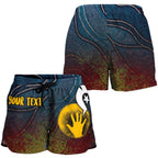 [Custom] Aboriginal Women's Shorts - Aboriginal and Torres Strait Islanders Flag - Vibe Hoodie