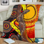 premium-blanket-australian-aboriginal-dot-painting-sun-and-lizard