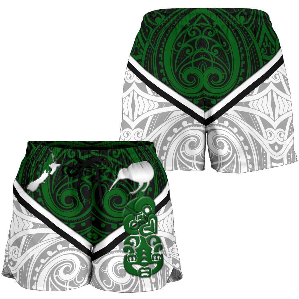 New Zealand Maori Rugby Women Shorts Pride Version - White - Vibe Hoodie