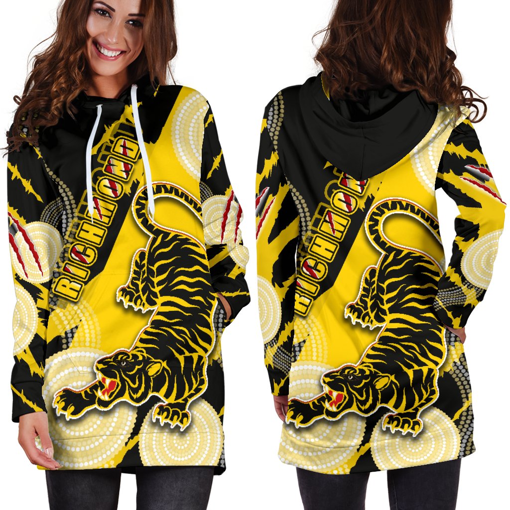 richmond-women-hoodie-dress-power-tigers-indigenous