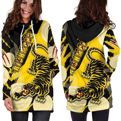 richmond-women-hoodie-dress-power-tigers-indigenous