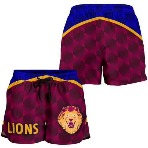 Brisbane Lions Women Shorts Powerful - Vibe Hoodie
