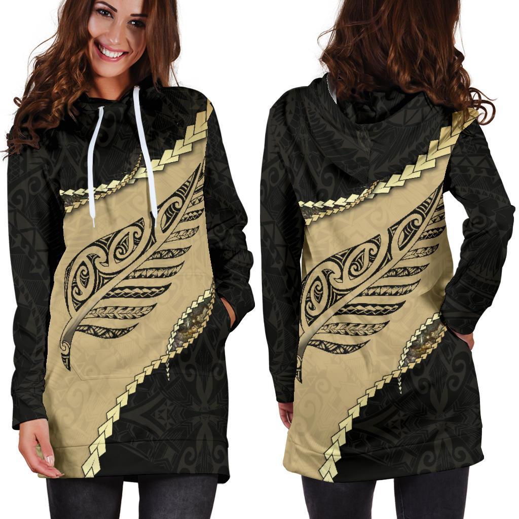 paua-shell-maori-silver-fern-womens-hoodie-dress