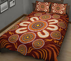 aboriginal-quilt-bed-set-circle-flowers-patterns-ver02