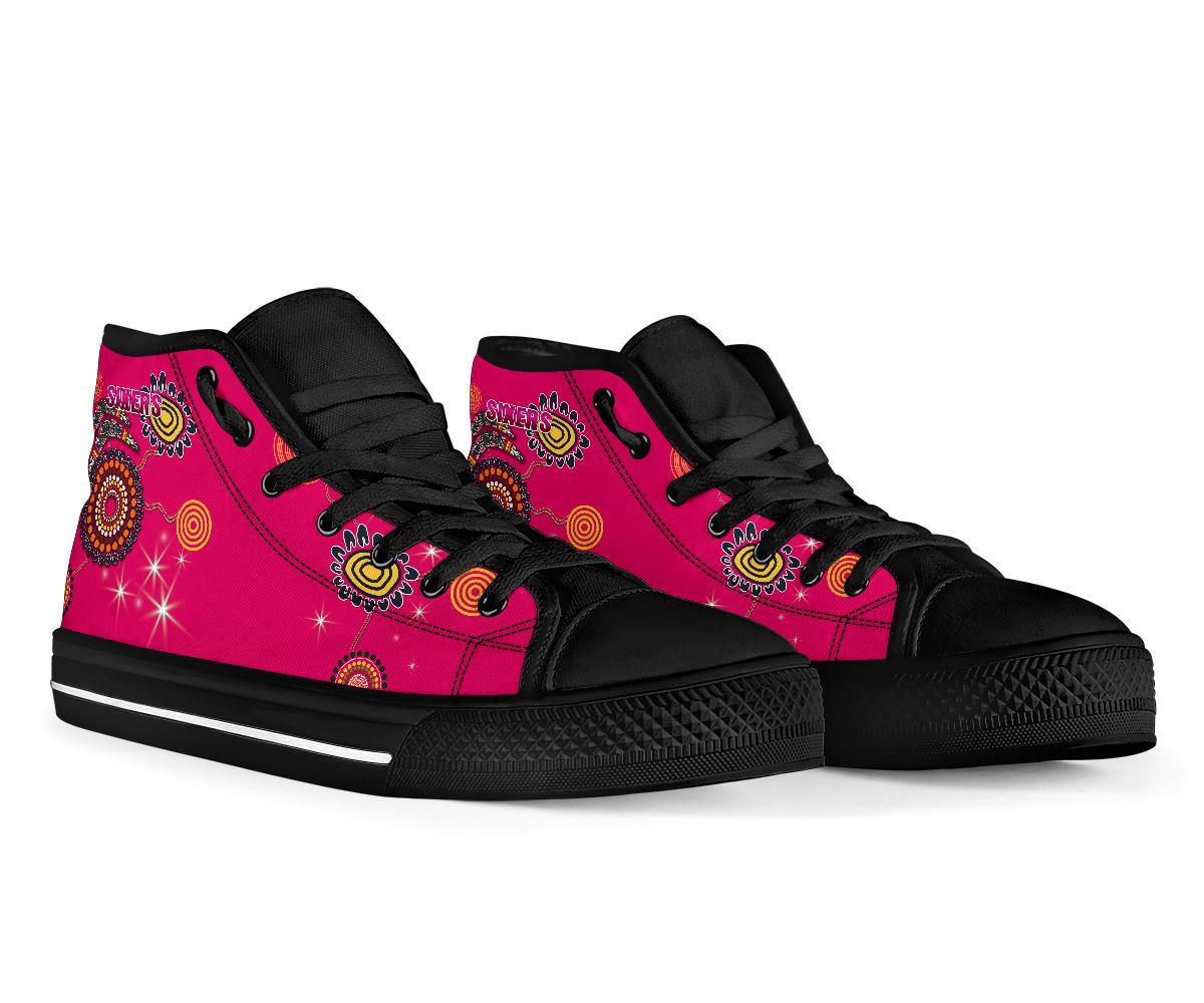 sydney-high-top-shoe-sixers-indigenous-magenta