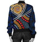 bomber-jacket-aboriginal-dot-panting-art-with-snake