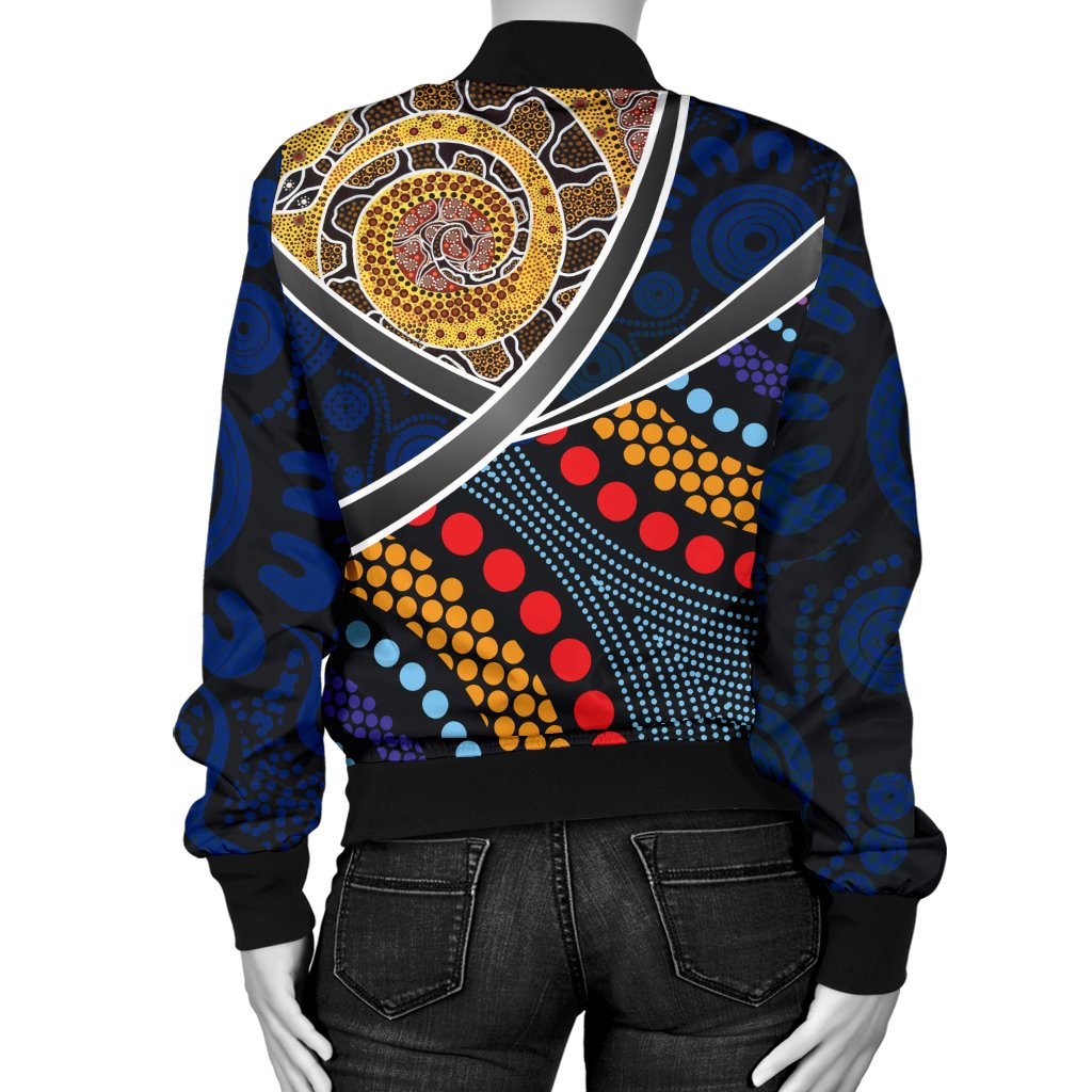 bomber-jacket-aboriginal-dot-panting-art-with-snake