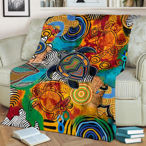 aboriginal-premium-blanket-turtle-indigenous-art