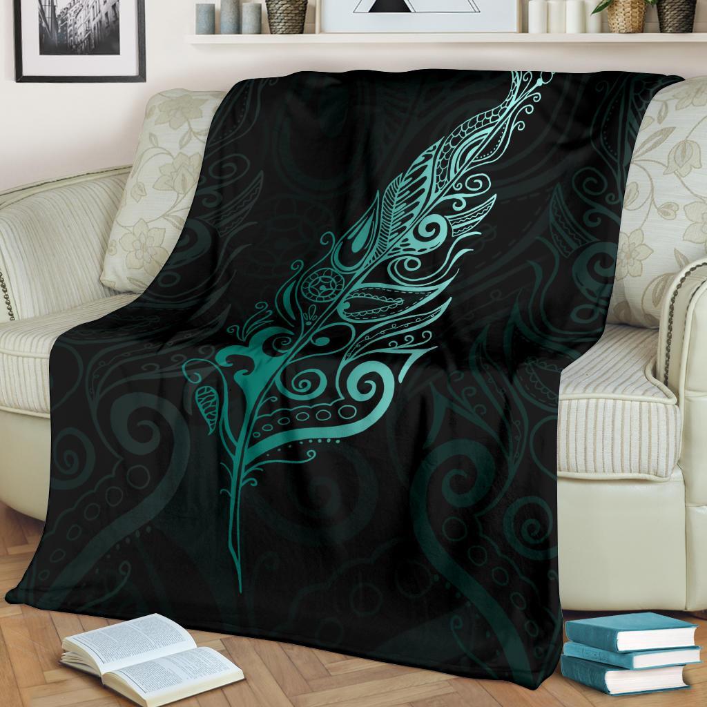 light-silver-fern-new-zealand-blanket-turquoise