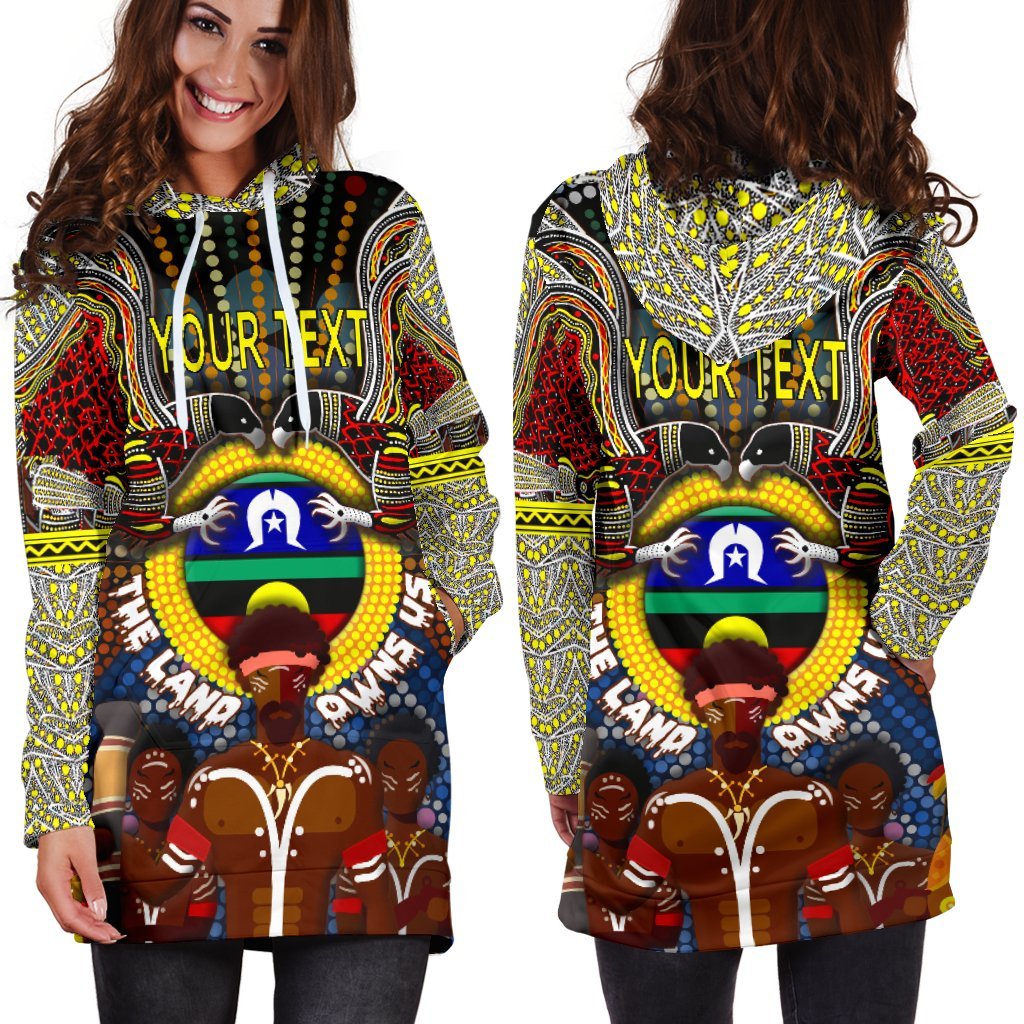 custom-text-the-land-owns-us-womens-hoodie-dress