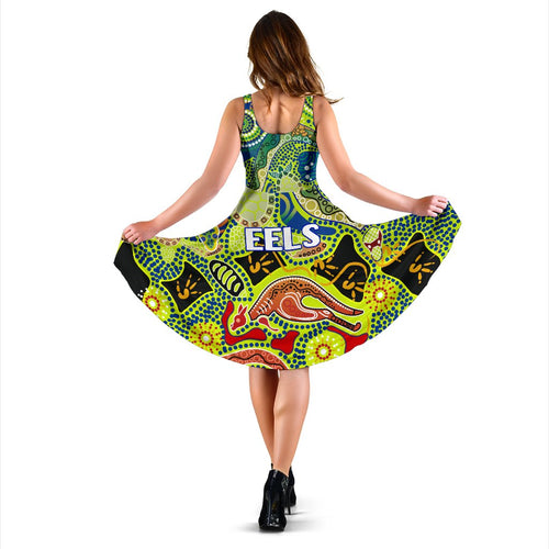 Parramatta Women's Dress Eels Unique Indigenous - Vibe Hoodie