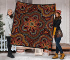 aboriginal-premium-quilt-aboriginal-dot-painting-flowers-style-ver02