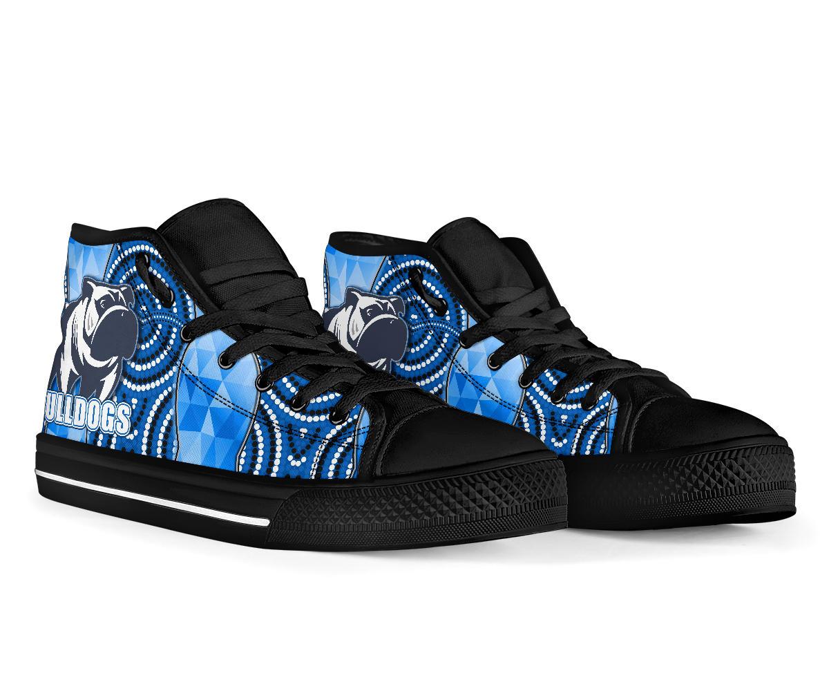 bulldogs-high-top-shoe-indigenous-snappy