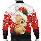 christmas-bomber-jacket-koala-jacket-kangaroo-symbol-snowflakes-men