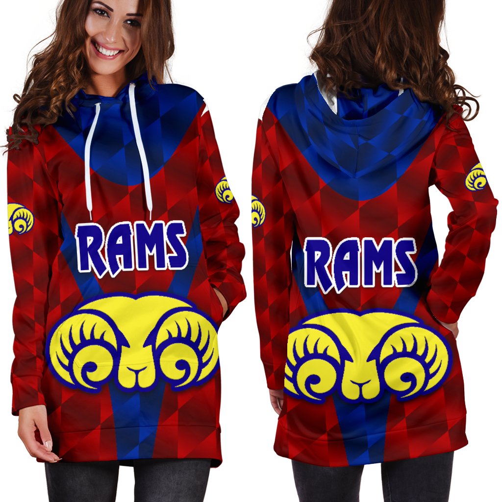 adelaide-womens-hoodie-dress-rams-merino-original-red
