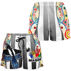 Magpies Naidoc Week All Over Print Women's Shorts Collingwood Modern Style - Vibe Hoodie