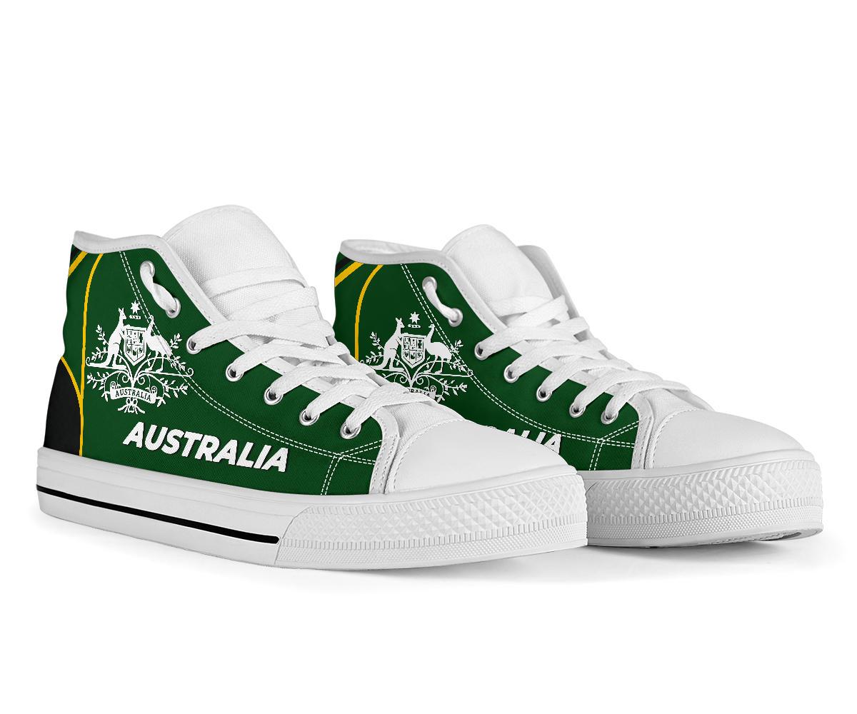 high-top-shoes-australian-coat-of-arms-green-shoes