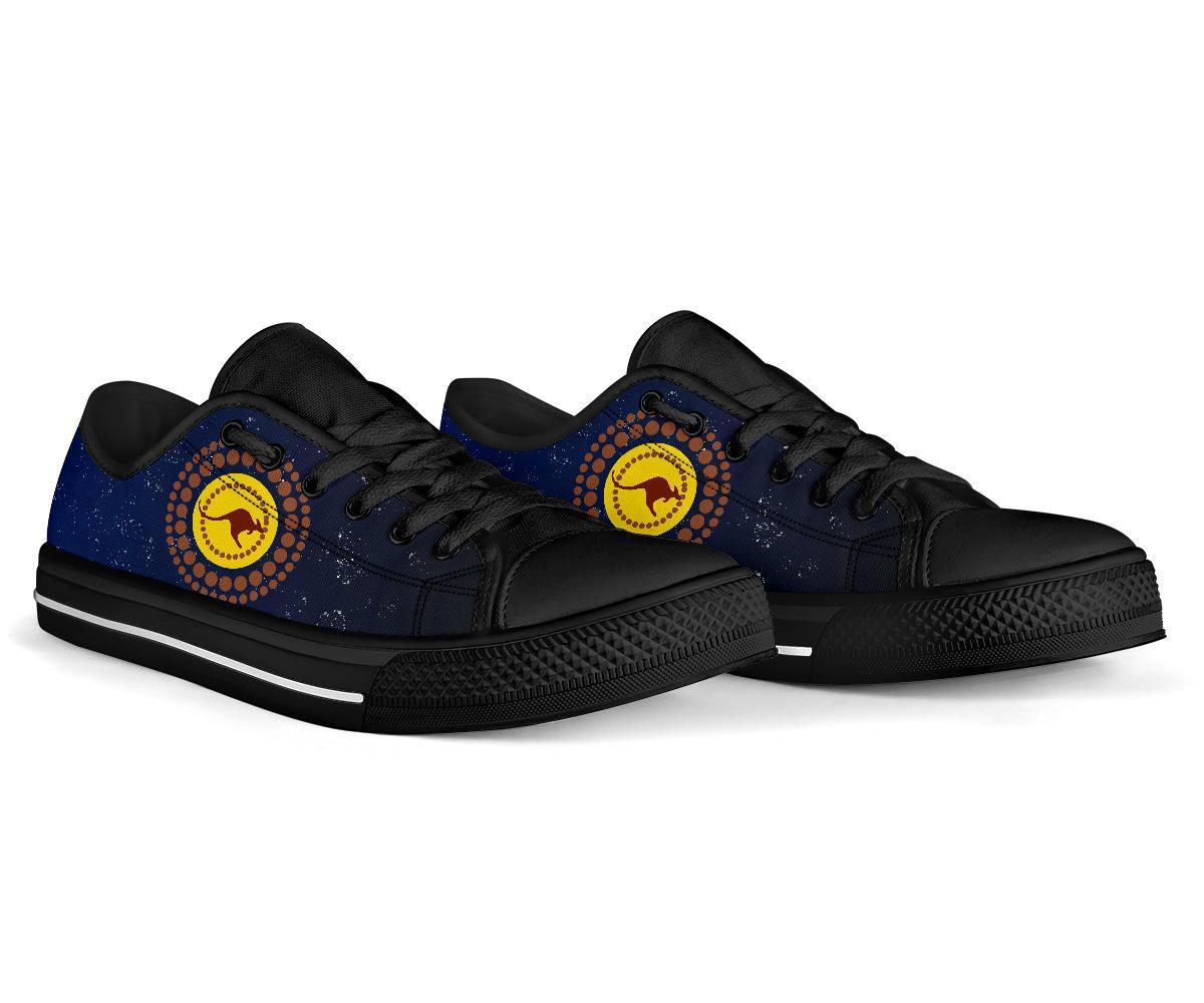 1staustralia-low-top-shoes-kangaroo-on-the-sun