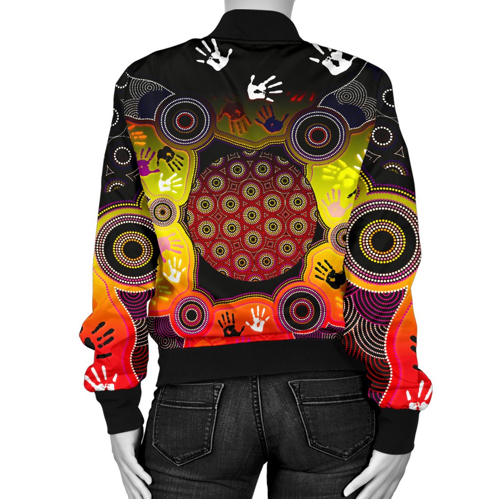 aboriginal-womens-bomber-jacket-indigenous-circle-dot-painting-hand-art